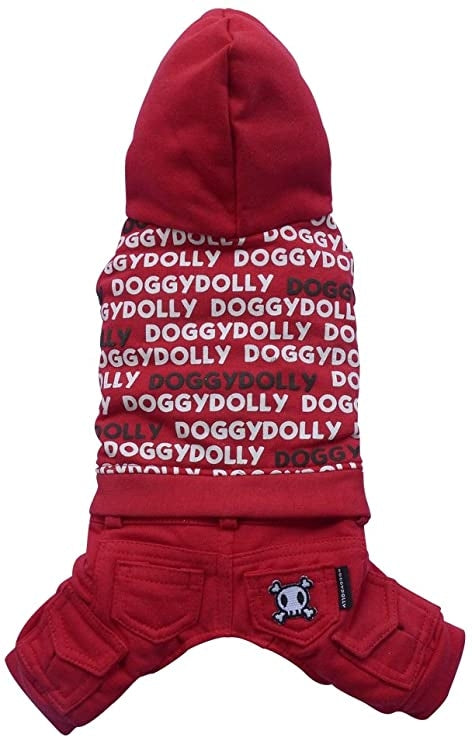 Ρούχο σκύλου ολόσωμο φορμάκι RED DOGGYDOLLY