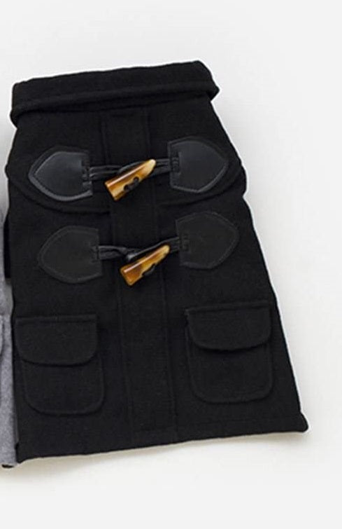 Ρούχο σκύλου παλτό MONTGOMERY BLACK