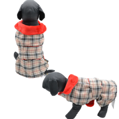 Ρούχο σκύλου RED CHECKERED  SANVI