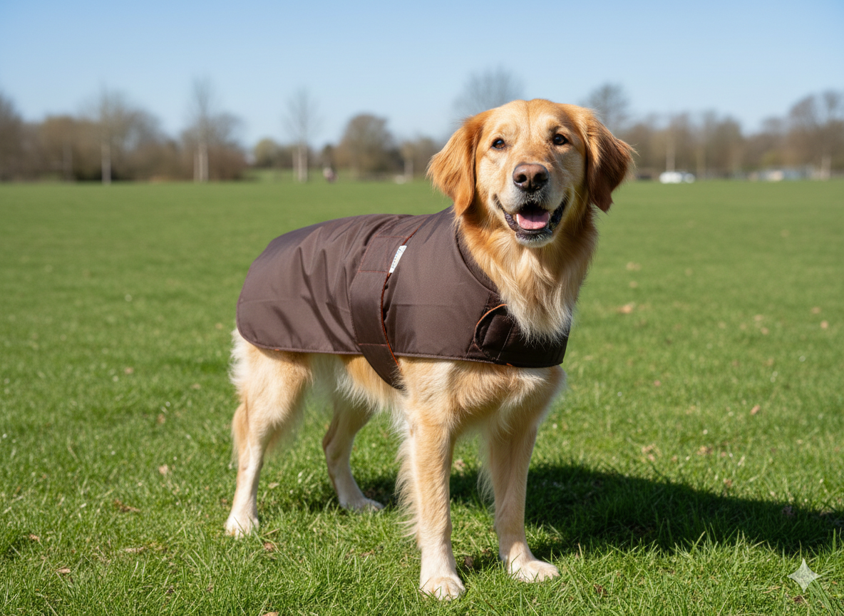 Ρούχο σκύλου αδιάβροχο SAFE BROWN
