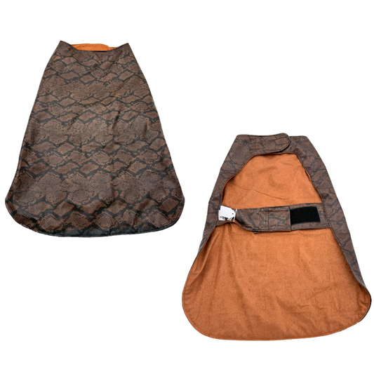 Ρούχο σκύλου αδιάβροχο SANVI BROWNISH SNAKE