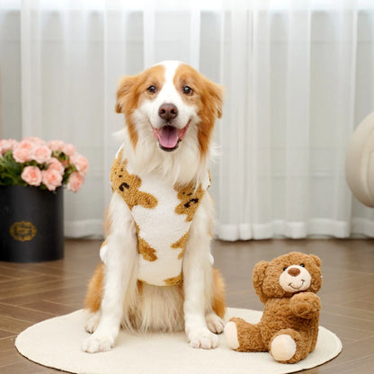 Ρούχο σκύλου φλις αμάνικο TEDDIES CUTE