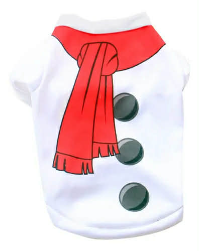 Ρούχο σκύλου-γάτας Χριστουγεννιάτικο SNOWMAN