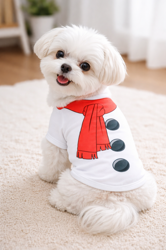 Ρούχο σκύλου-γάτας Χριστουγεννιάτικο SNOWMAN