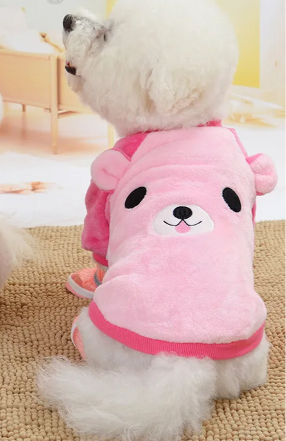 Ρούχο σκύλου φούτερ Cute Bear Face