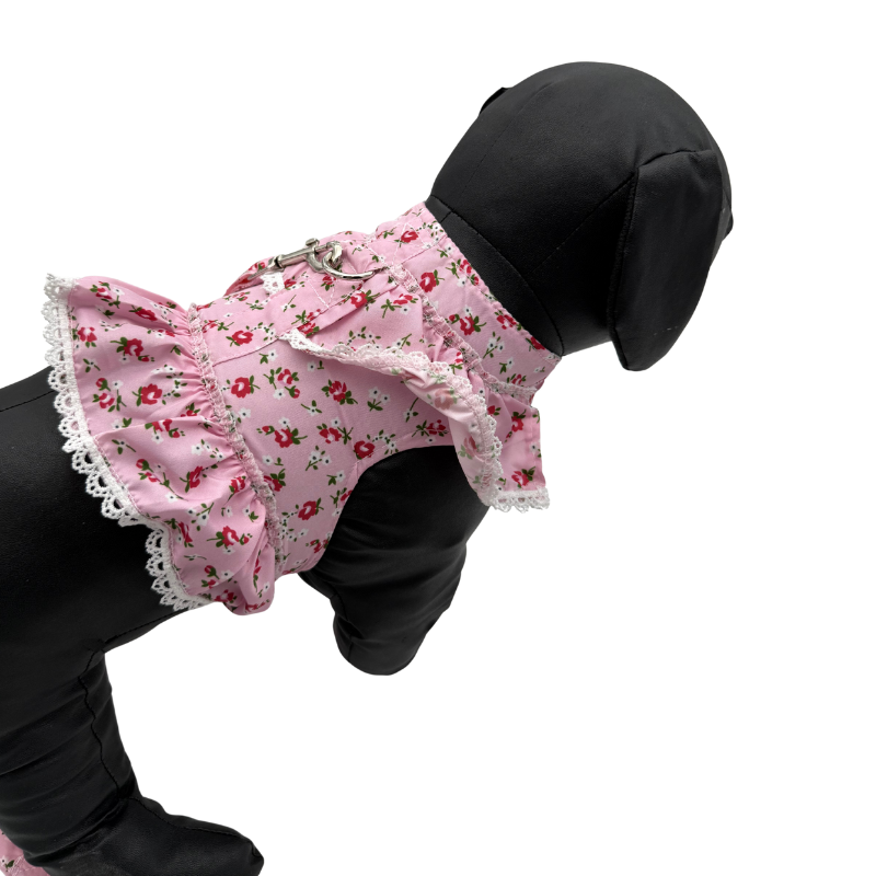 Επιστήθιο-σαμαράκι σκύλου LOVELY ROSES