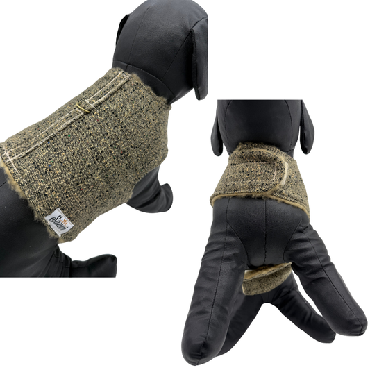 Επιστήθιο-σαμαράκι σκύλου SANVI Τweed Sense