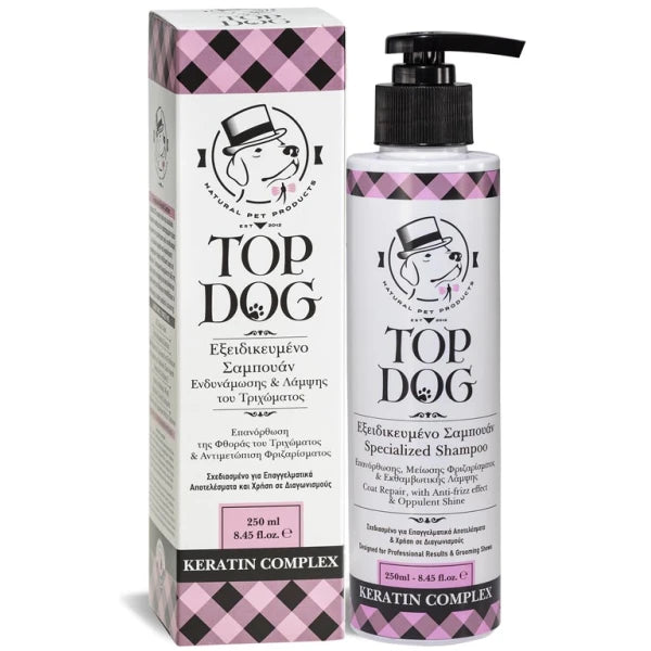 Σαμπουάν σκύλου Top Dog Keratin Complex (250ml)