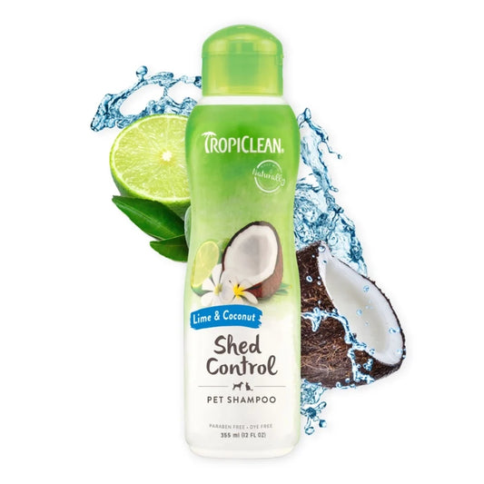 Σαμπουάν σκύλου-γάτας TropiClean Shed Control Lime & Coconut (355ml)