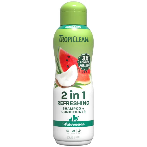 Σαμπουάν σκύλου-γάτας 2 σε 1 TropiClean REFRESHING WATERMELON (591ml)