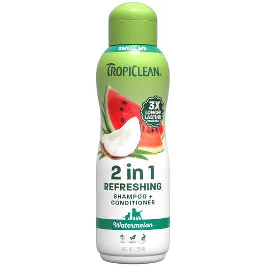 Σαμπουάν σκύλου-γάτας 2 σε 1 TropiClean REFRESHING WATERMELON (591ml)