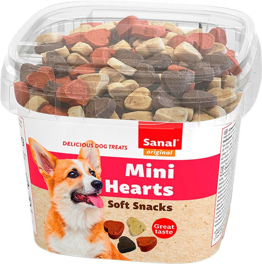 Λιχουδιά σκύλου Sanal MINI HEARTS (100gr)