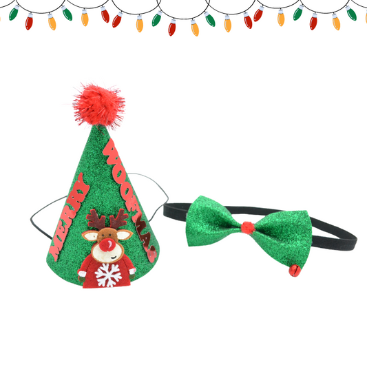 ΣΕΤ Χριστουγέννων σκύλου MERRY WOOFMAS