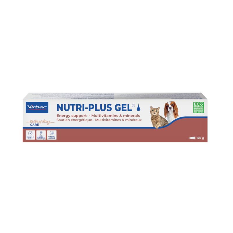 Συμπλήρωμα διατροφής σκύλου-γάτας Gel NUTRI-PLUS VIRBAC (120gr)