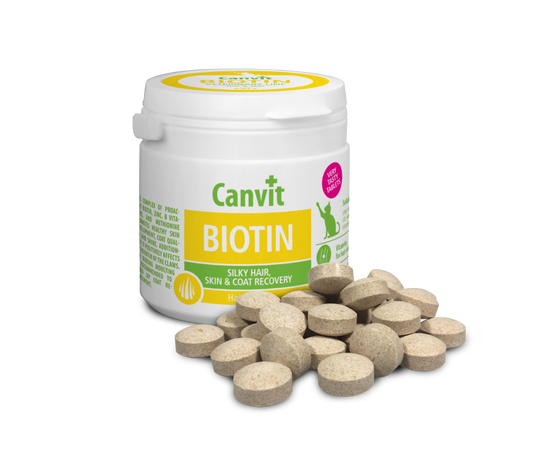 Συμπλήρωμα διατροφής γάτας πολυβιταμίνη Canvit Biotin (100gr)
