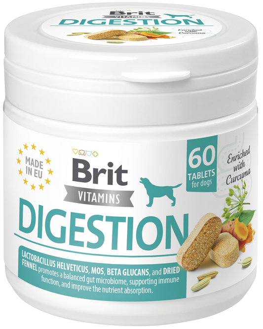 Συμπλήρωμα διατροφής ταμπλέτα σκύλου Brit Digestion (120gr)