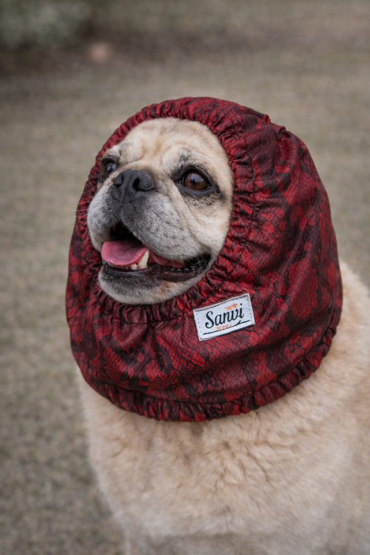 Snood ΑΔΙΑΒΡΟΧΟ Red Leather SANVI