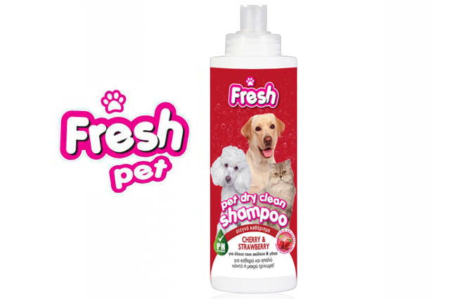 Spray στεγνού καθαρισμού σκύλου γάτας FRESH 250ml