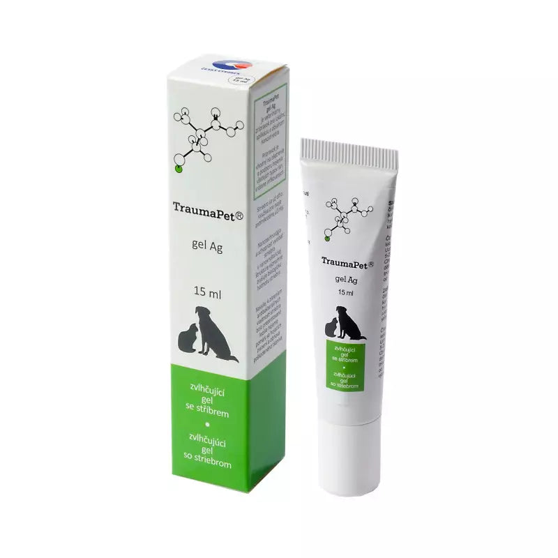 Gel επούλωσης πληγών & τραυμάτων σκύλου-γάτας Gel Ag TraumaPet (15ml)