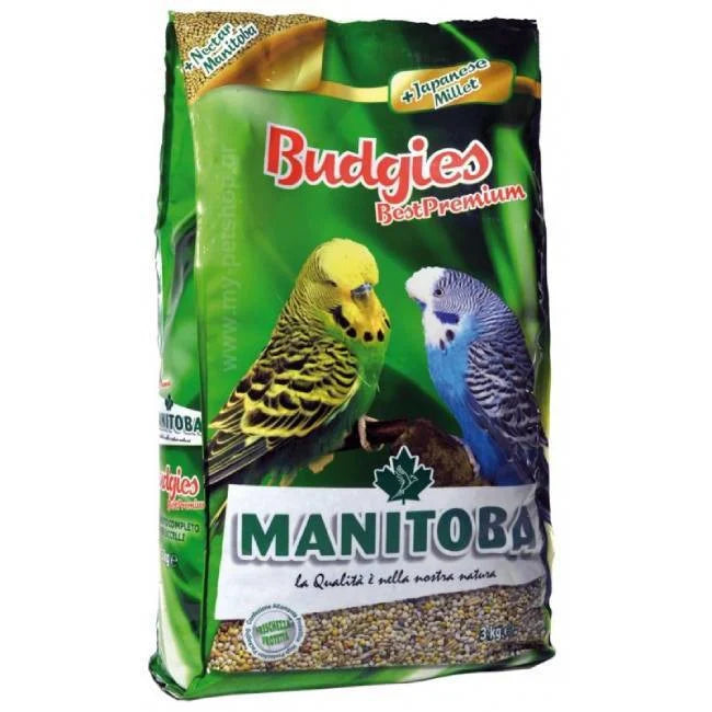 Τροφή Premium για παπαγαλάκια Manitoba (1kg)