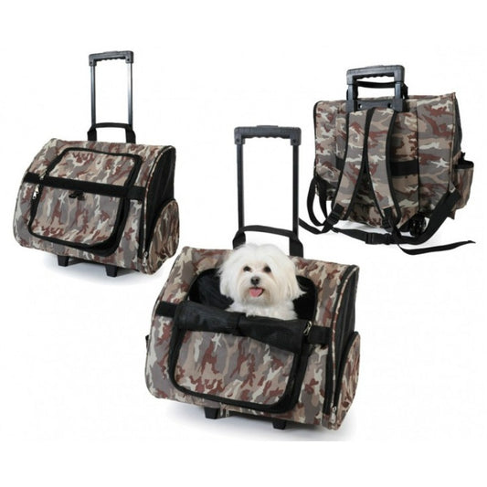 Τσάντα μεταφοράς τρολευ σκύλου-γάτας