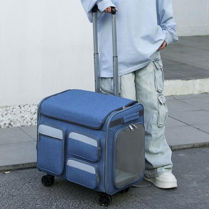 Τσάντα μεταφοράς τρολευ σκύλου-γάτας SEASON Denik