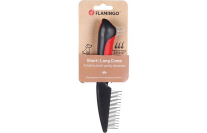 Χτένα σκύλου Flamingo Rotating Teeth