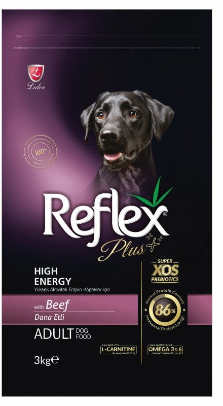 Ξηρά τροφή σκύλου Reflex Plus Medium-Large Breeds (15kg)  (πολλές γεύσεις)