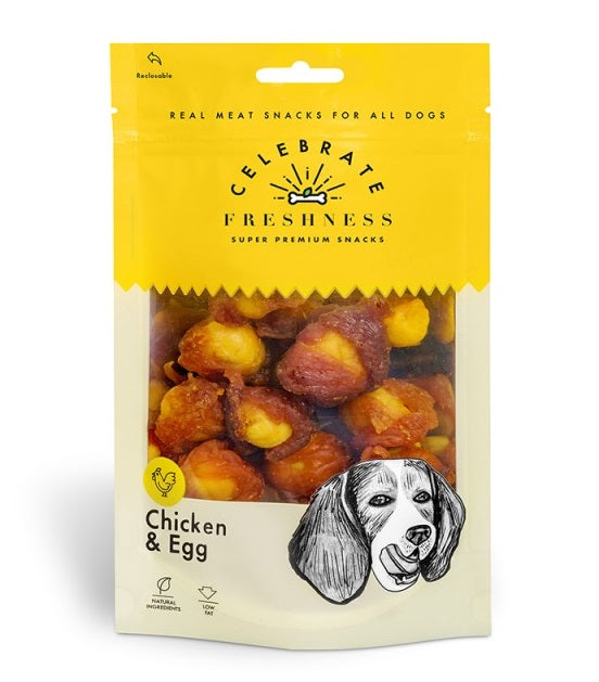 Λιχουδιά σκύλου Chicken & Egg(100gr)