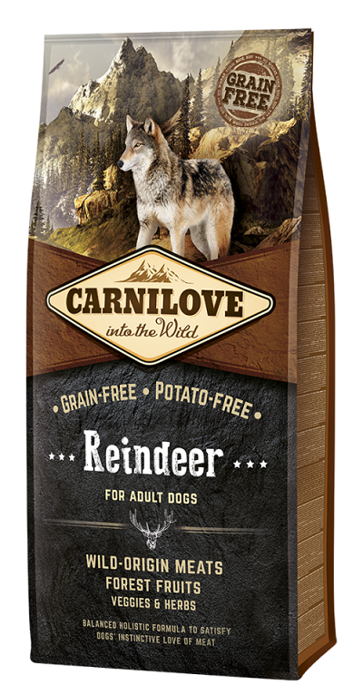 Ξηρά τροφή σκύλου Carnilove® Adult Τάρανδος Grainfree & Potatofree