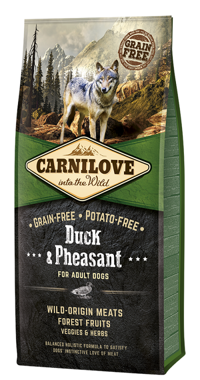 Ξηρά τροφή σκύλου Carnilove® Adult Πάπια-Φασιανός Grainfree & Potatofree