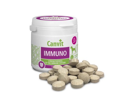 Συμπλήρωμα διατροφής σκύλου πολυβιταμίνη Canvit Immuno (100gr)