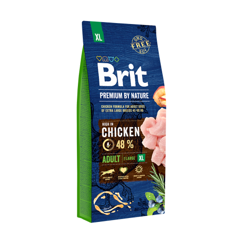 Ξηρά τροφή σκύλου Brit Premium By Nature® Adult Extra Large Κοτόπουλο