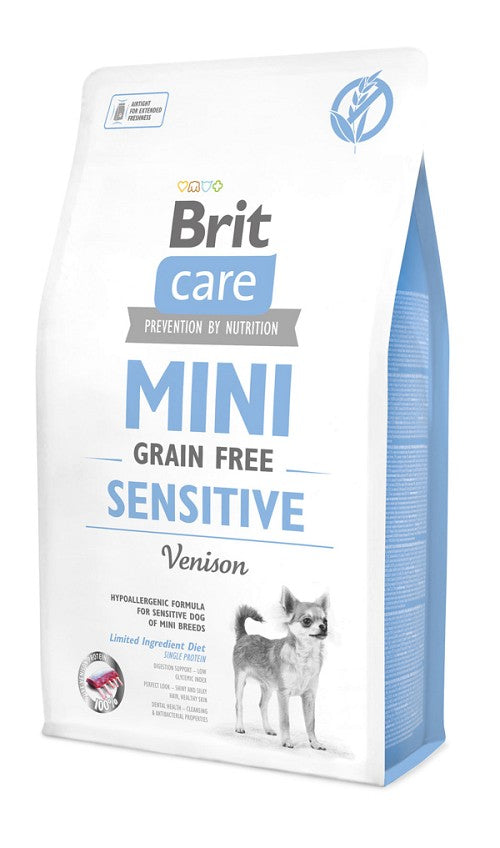 Ξηρά τροφή σκύλου Brit Care Mini® Grain Free SENSITIVE ελάφι