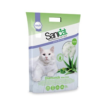 Άμμος Γάτας Sanicat Silicat Aloe Vera (5L)