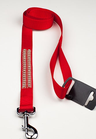 Οδηγός σκύλου NewPet Strass Bold RED