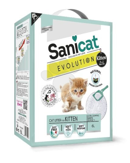 Άμμος Γάτας Sanicat Evolution Kitten (6L)
