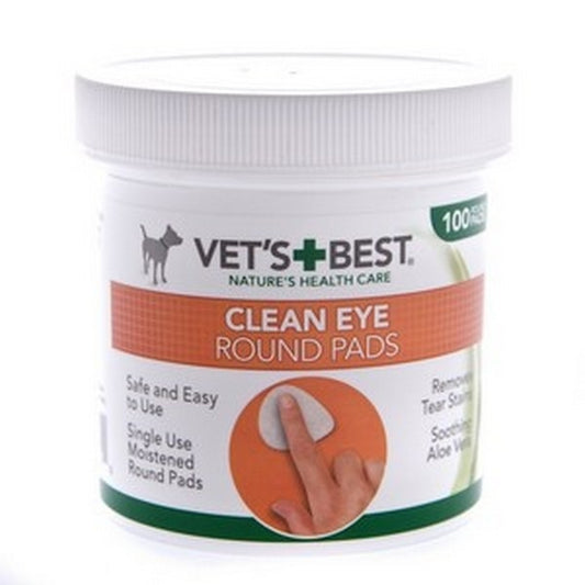 Μαντηλάκια καθαρισμού λεκέδων ματιών Vet's Best (100τεμ)