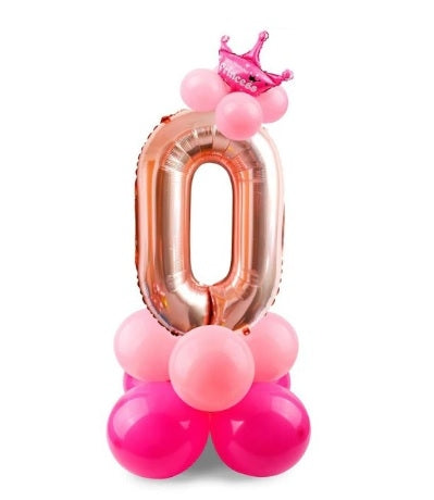 Σετ διακοσμητικά μπαλόνια γενεθλίων σκύλου Princess