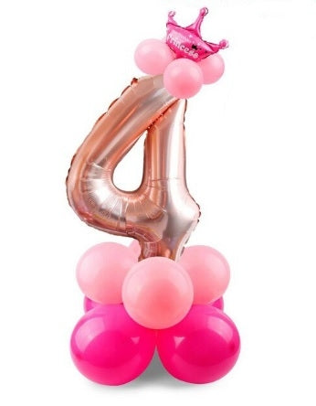 Σετ διακοσμητικά μπαλόνια γενεθλίων σκύλου Princess