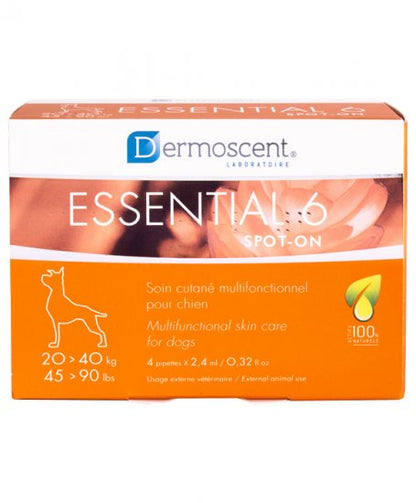 Αμπούλες για δέρμα και τρίχωμα σκύλου Dermoscent Essential 6 Spot-on