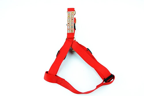 Επιστήθιο σκύλου Κόκκινο με στρασάκια Pet Camelot