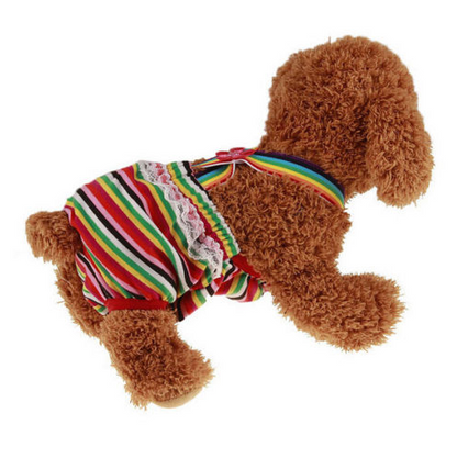 Βρακάκι σκύλου με τιράντες (πολλά χρώματα)