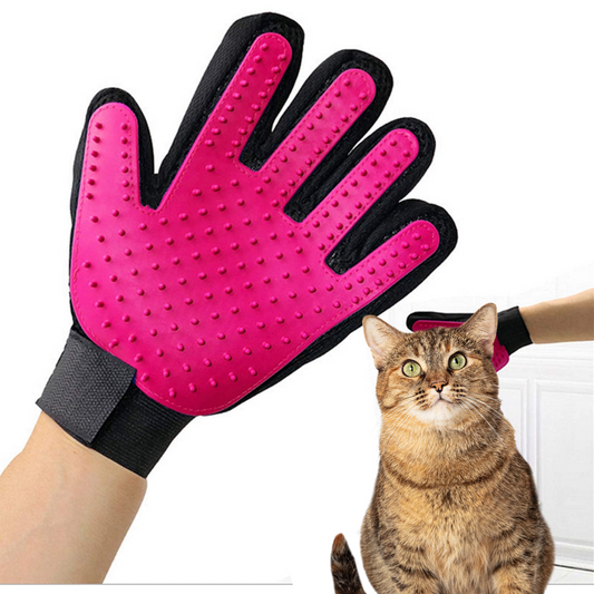 Γάντι χτενίσματος για σκύλο & γάτα Pink Comfort