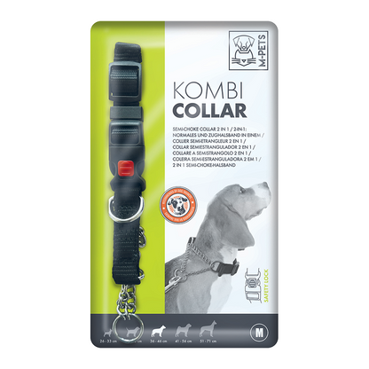 Περιλαίμιο σκύλου με αλυσίδα σκύλου Kombi Collar