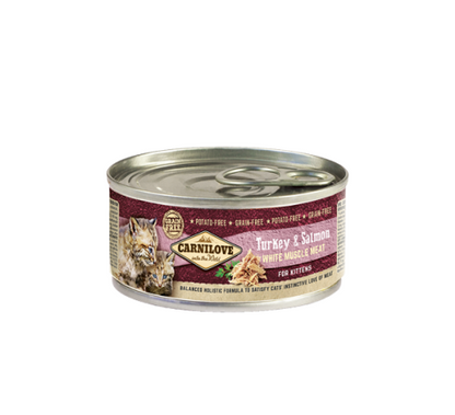 Κονσέρβα για γάτες CARNILOVE GRAINFREE & POTATOFREE (100gr)(πολλές γεύσεις)