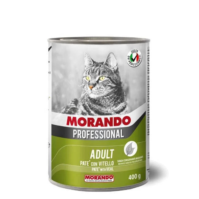Κονσέρβα γάτας πατέ Morando Professional (400g)(πολλές γεύσεις)