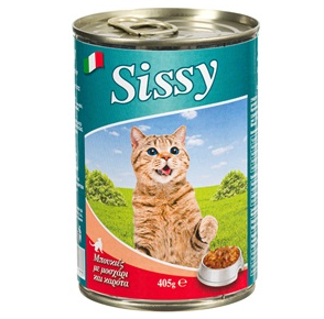 Κονσέρβα για γάτες SISSY ECONOMY (405gr)(πολλές γεύσεις)