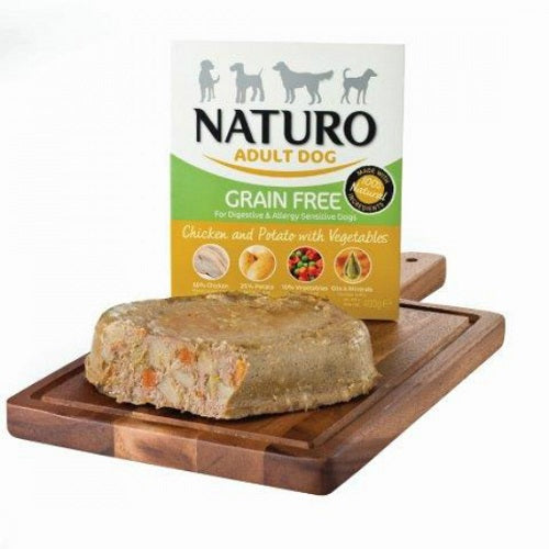 Πλήρες γεύμα σκύλου NATURO Grain & Gluten Free Adult (πολλές γεύσεις)
