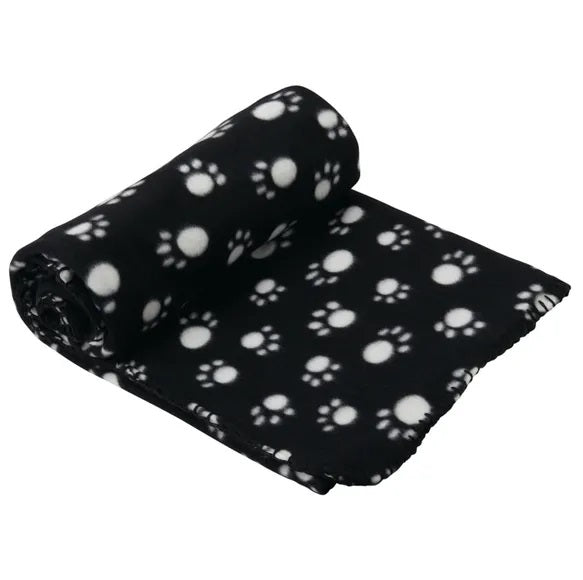 Κουβέρτα σκύλου-γάτας Paw Black